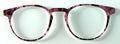 Soto Topper; purple and gold marble; resined