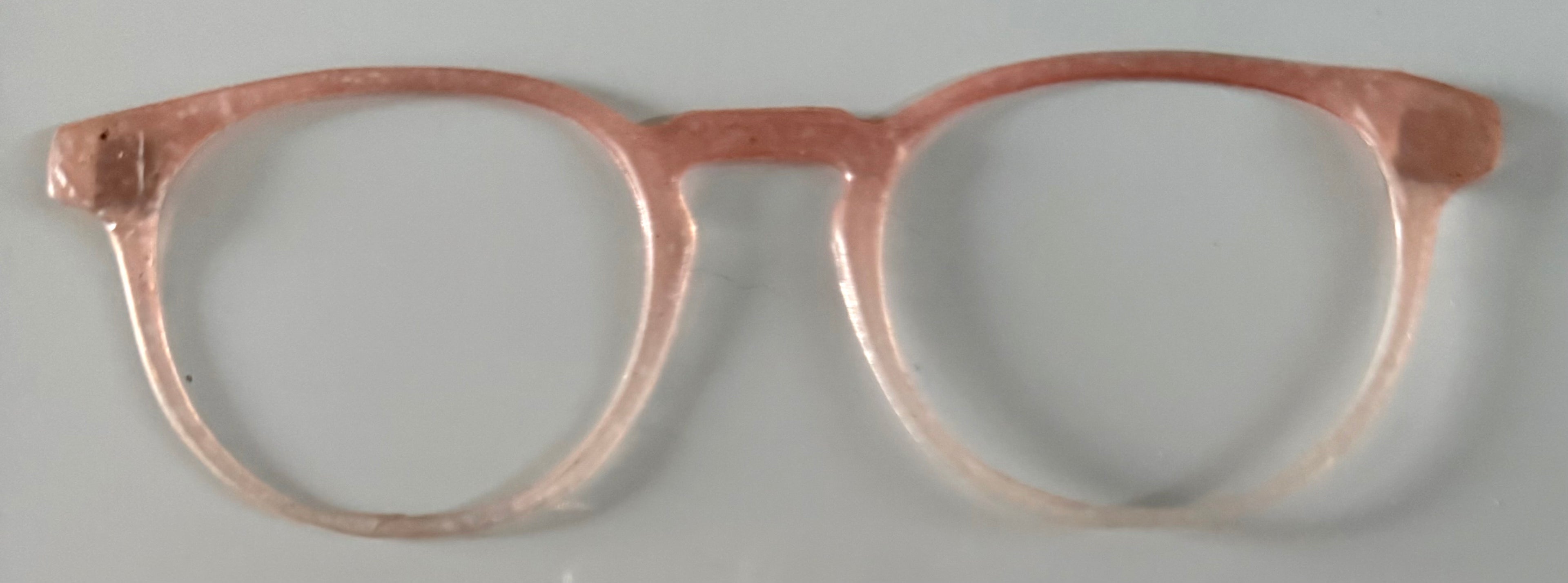 Soto Topper; flexi;peach fade with imperfections