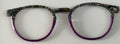 Soto Topper; chunky glitter/ purple split