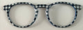 PAIR Soto Topper; blue and white checkered