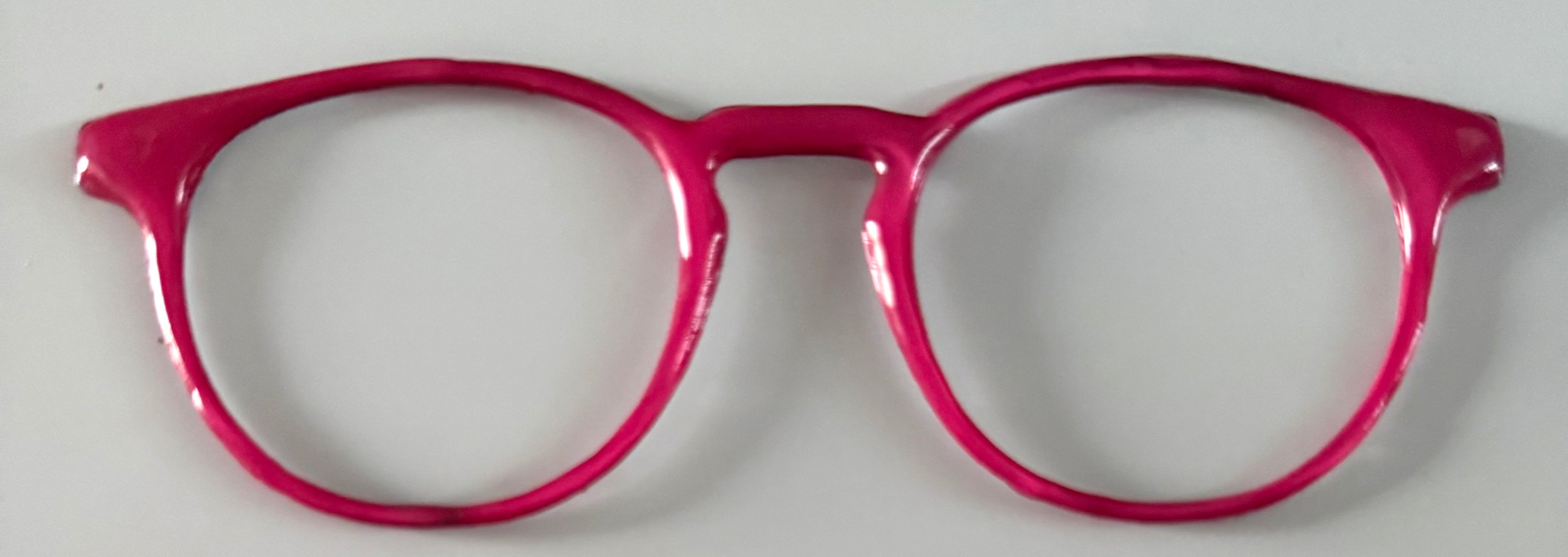 Soto Topper; bright pink resined
