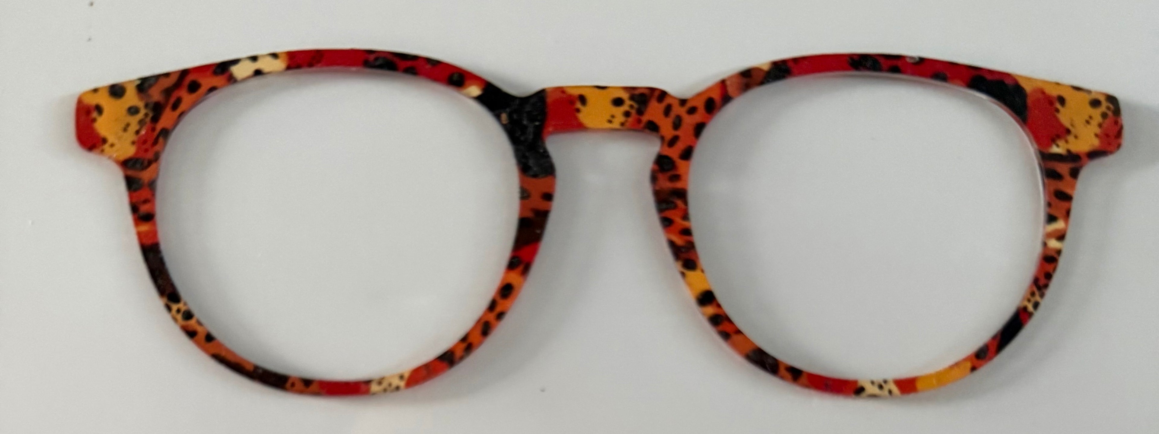 Soto Topper; yellow/orange/red spots