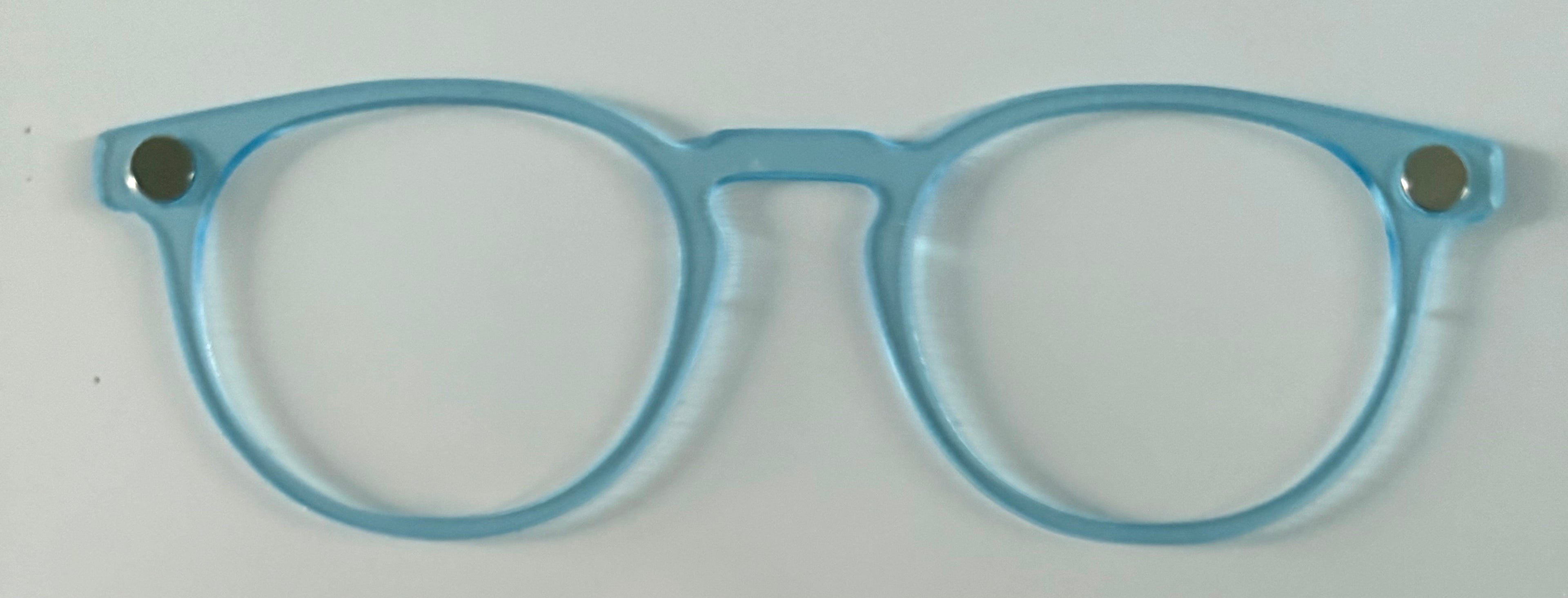 Soto Topper; Myni Made; translucent; light blue