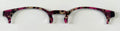 Soto Brow Topper; hot pink/cream/black glitter tort