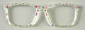 Kirby Topper; pastel flowers on white