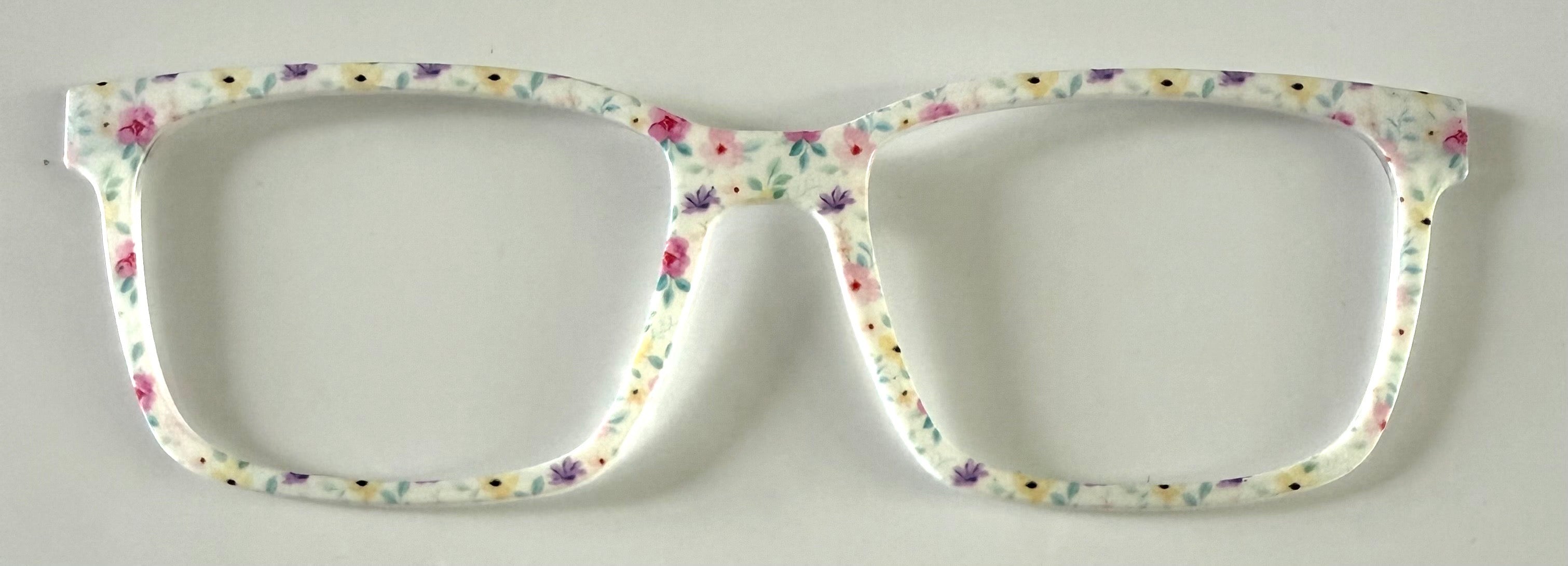 Kirby Topper; pastel flowers on white