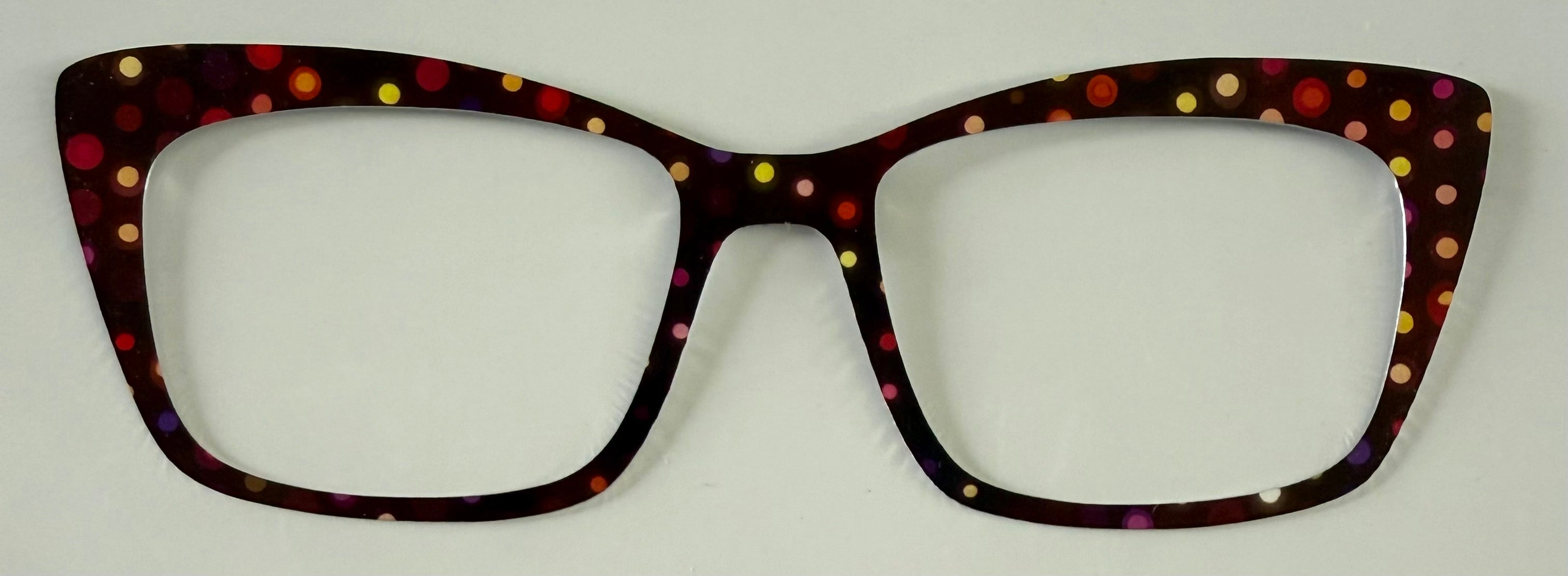 Kirby Topper; Metal; hybrid; dots on burgundy
