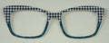 Kirby Topper; Metal; hybrid; houndstooth/blue glitter split
