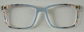 PAIR Kirby Topper; light blue vertical fade with wildflowers