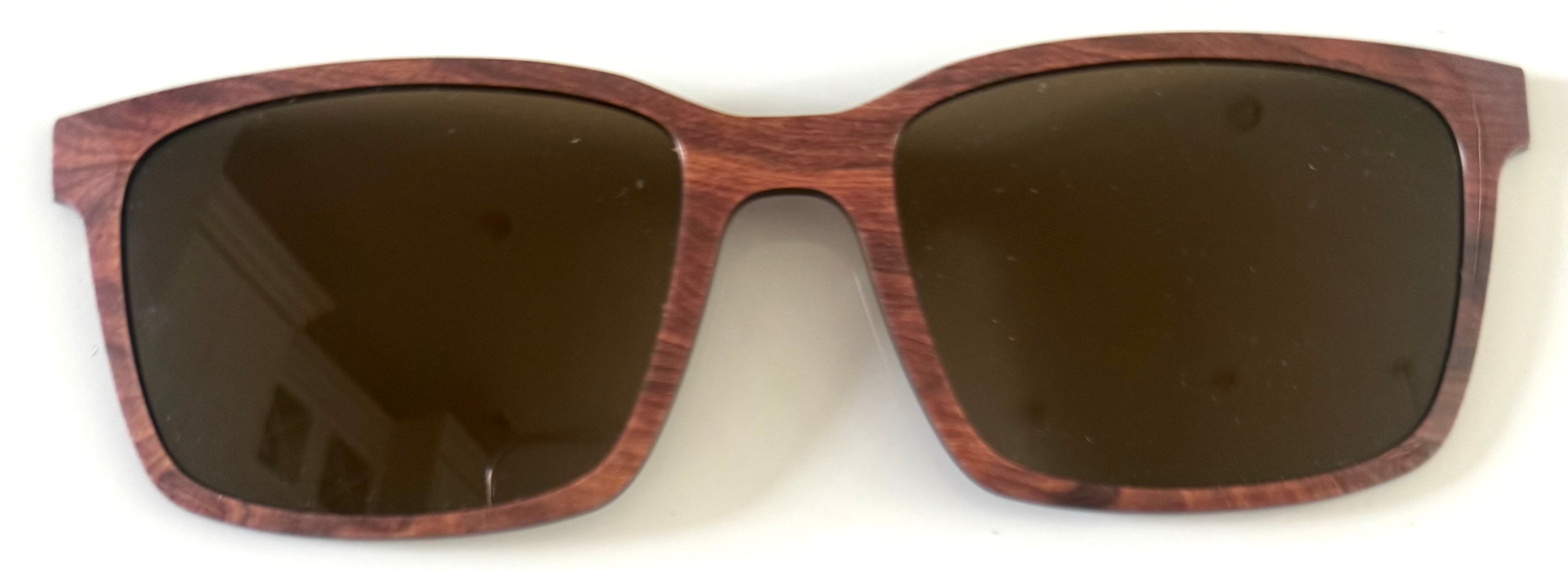 PAIR Kirby Topper; polarized wood grain sun top