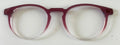 PAIR Soto Topper; burgundy crystal gradient