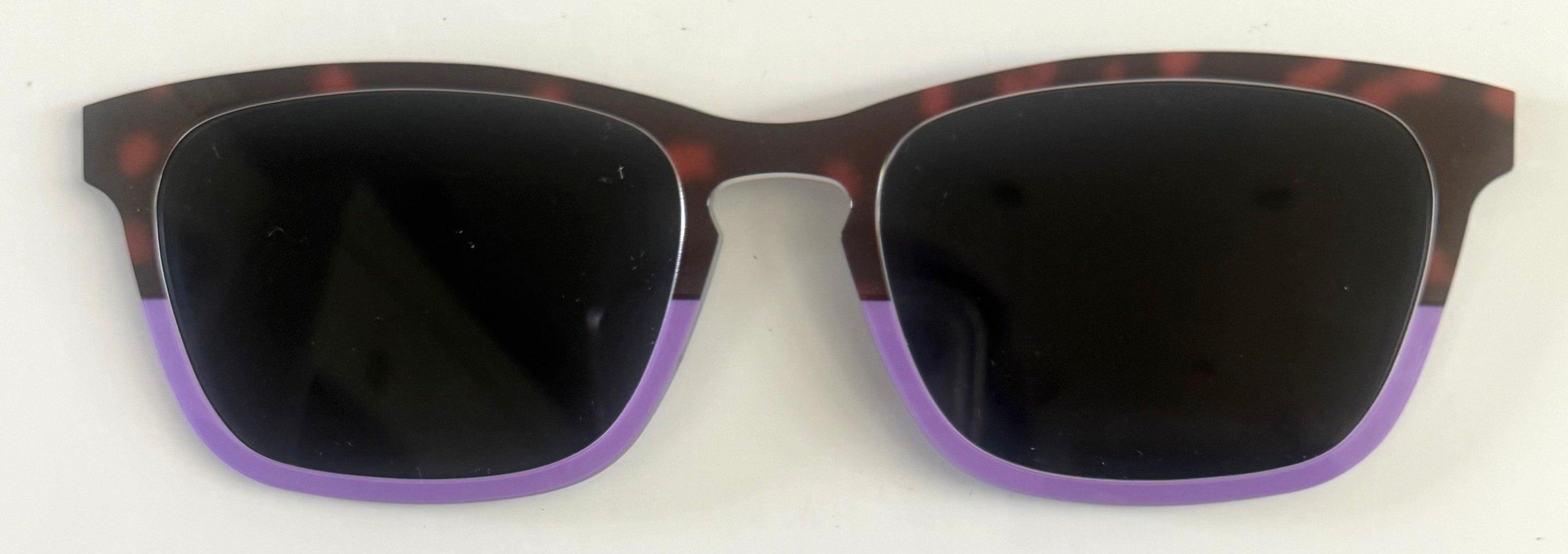 PAIR Premium Casper Topper; The  Polarized tort/purple Split