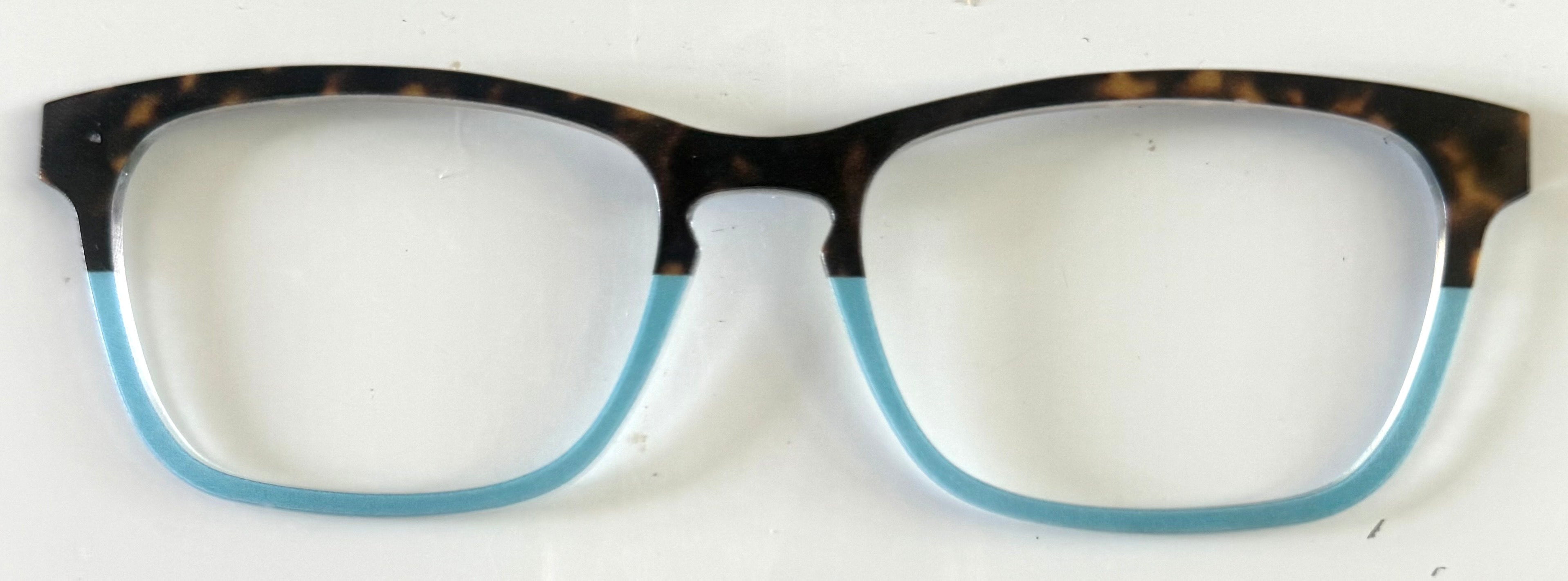 PAIR Casper Topper; tort/light blue split