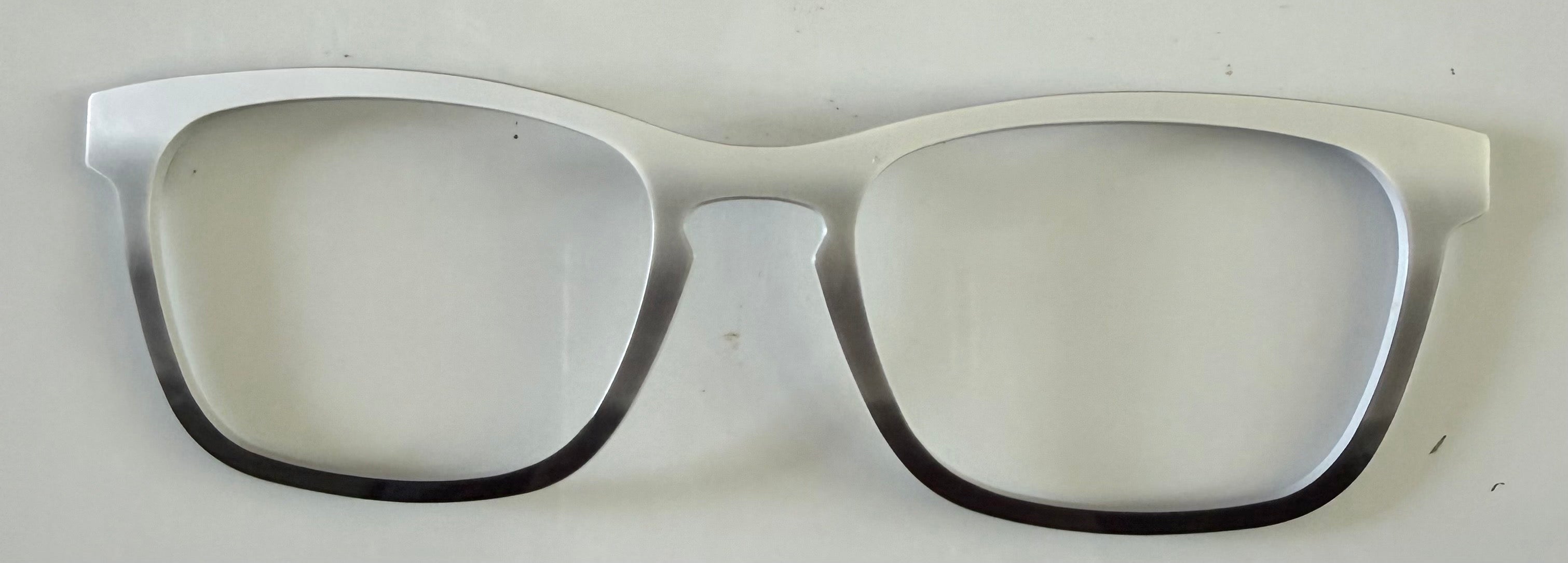 PAIR Casper Topper; white/gray/black gradient