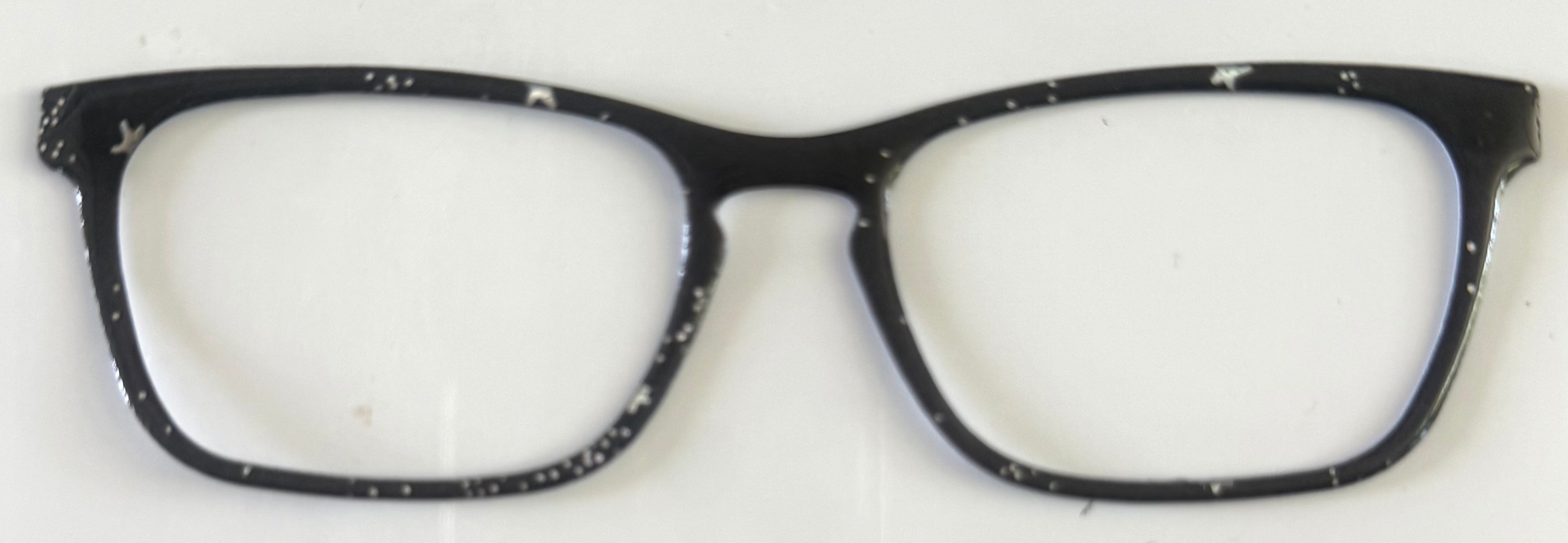 Casper Topper; flexi; silver stars on black
