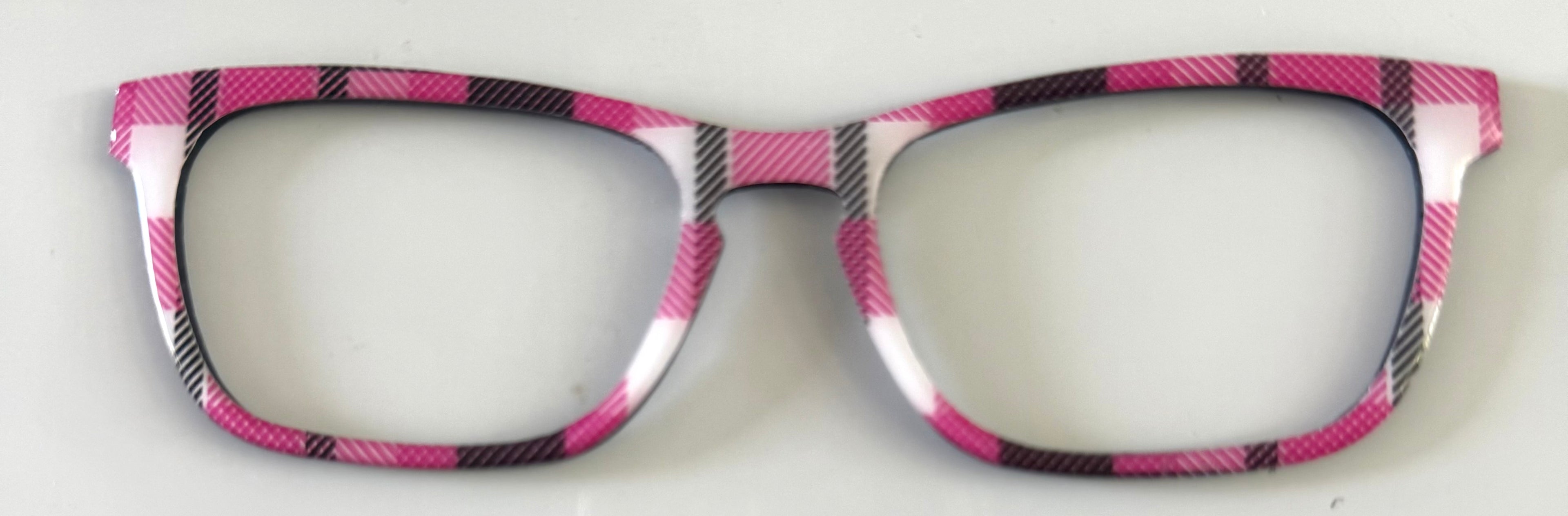 Casper Topper; pink/black/white plaid