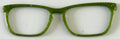 Casper Topper; green glitter