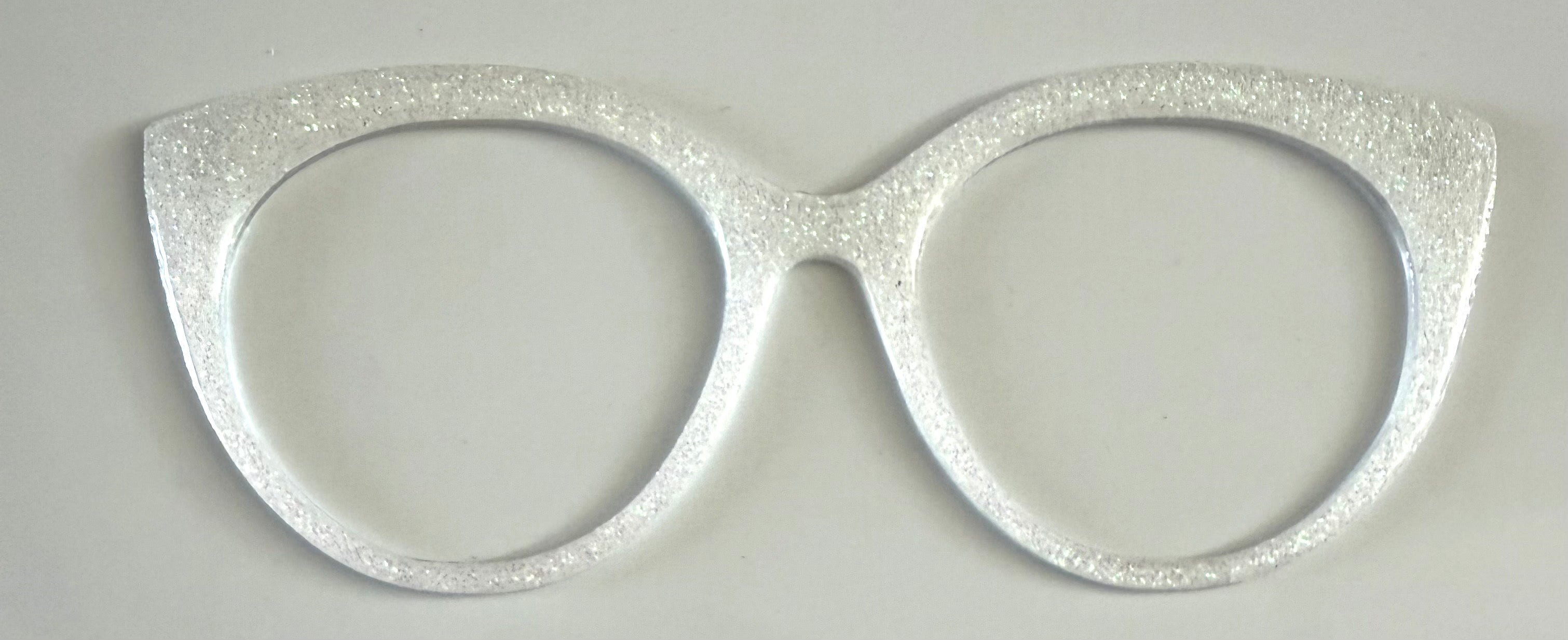 NEW Zuri Topper; Framefetti; white glitter
