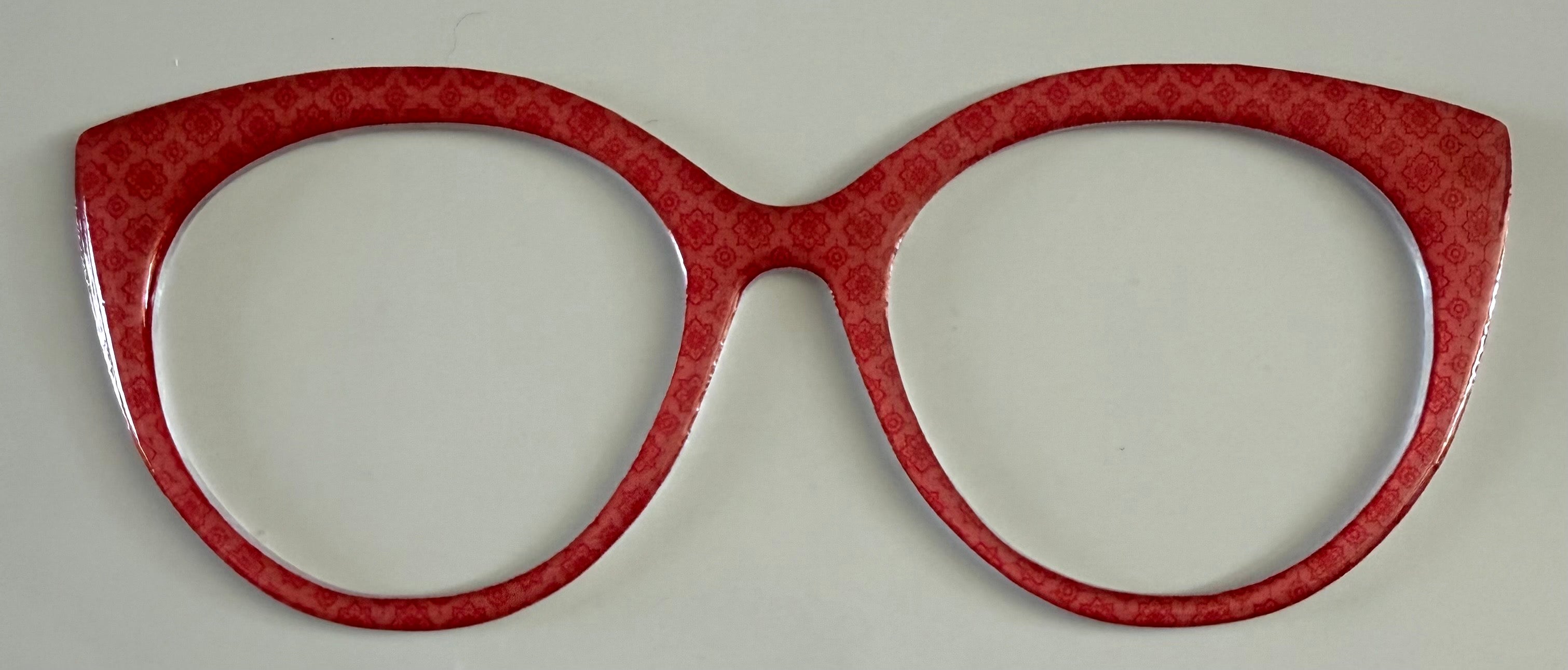NEW Zuri Topper; Framefetti; red shimmer