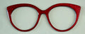 NEW Zuri Topper; Framefetti; bright red shimmer