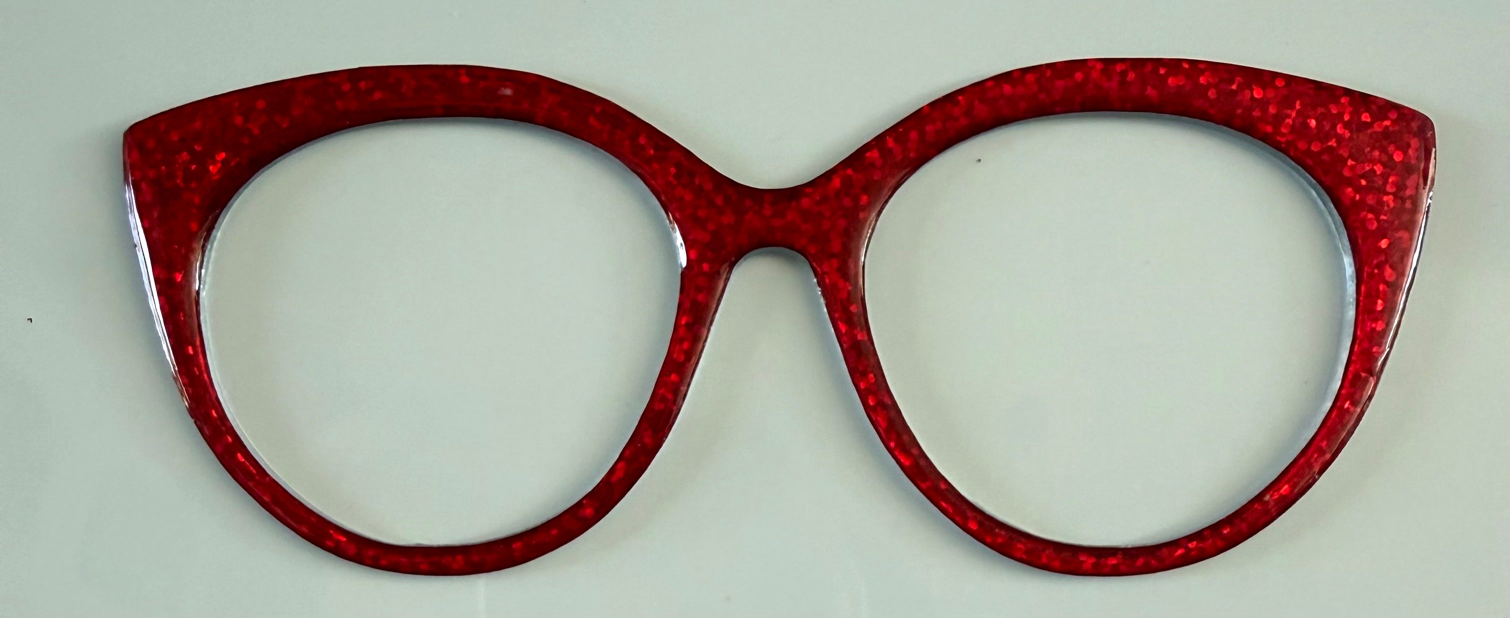 NEW Zuri Topper; Framefetti; bright red shimmer