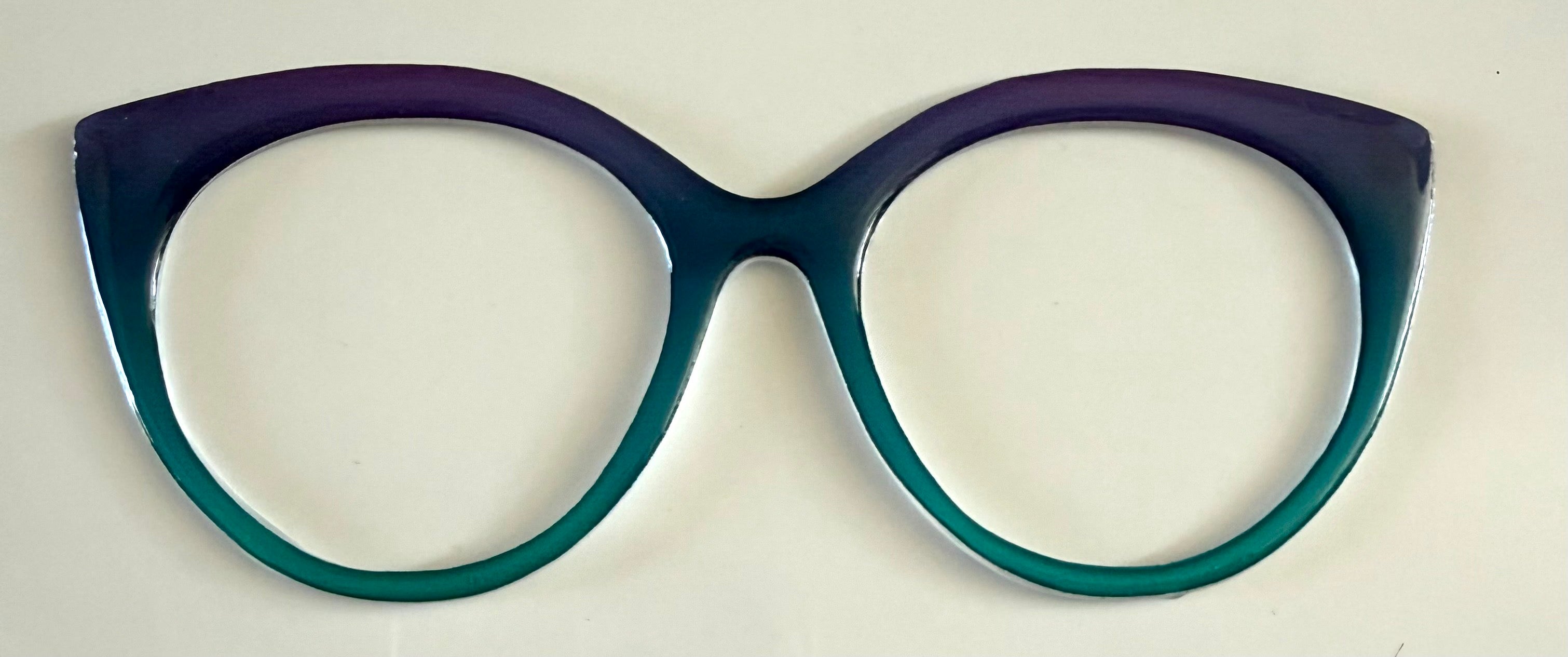 NEW Zuri Topper; Framfetti; blue to green gradient