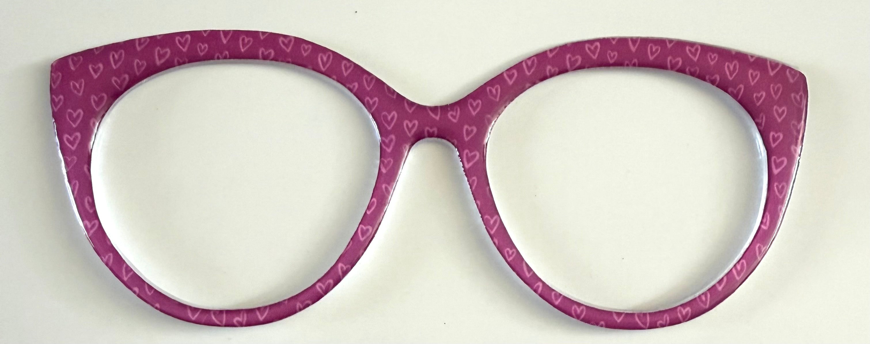 NEW Zuri Topper; Framefetti; pink hearts