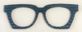 Wanda Case Topper; Busy Bee; blue geometric design