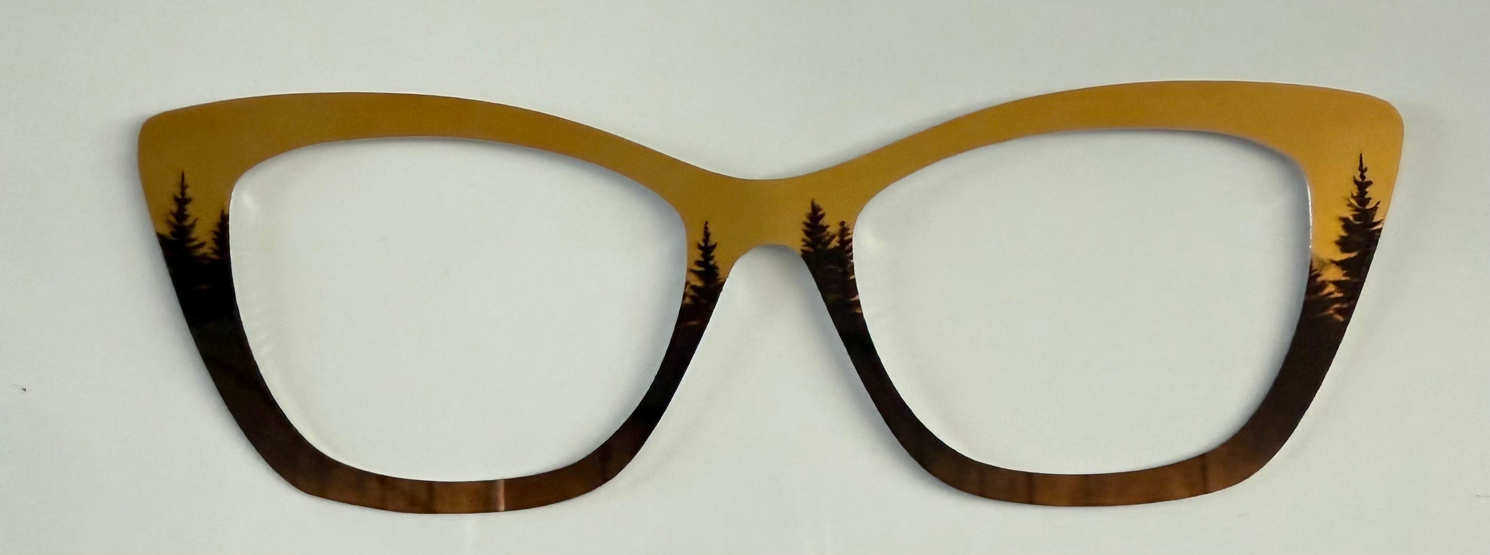Wanda Topper; Lea’s Metal Treasures; thick; yellow forest design
