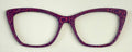 Wanda Topper; purple and pink animal print