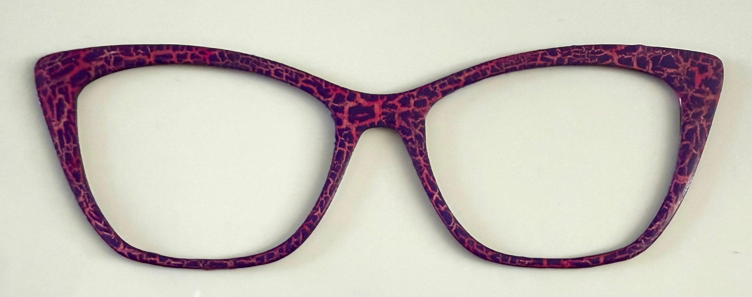 Wanda Topper; purple and pink animal print