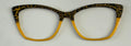 Wanda Topper; black crackle/gold split