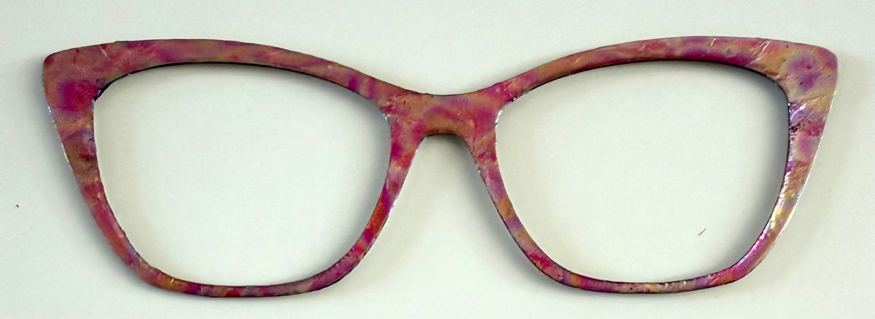 Wanda Topper; pink swirls