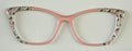 Wanda Topper; Framefetti; pale pink/ravens vertical split