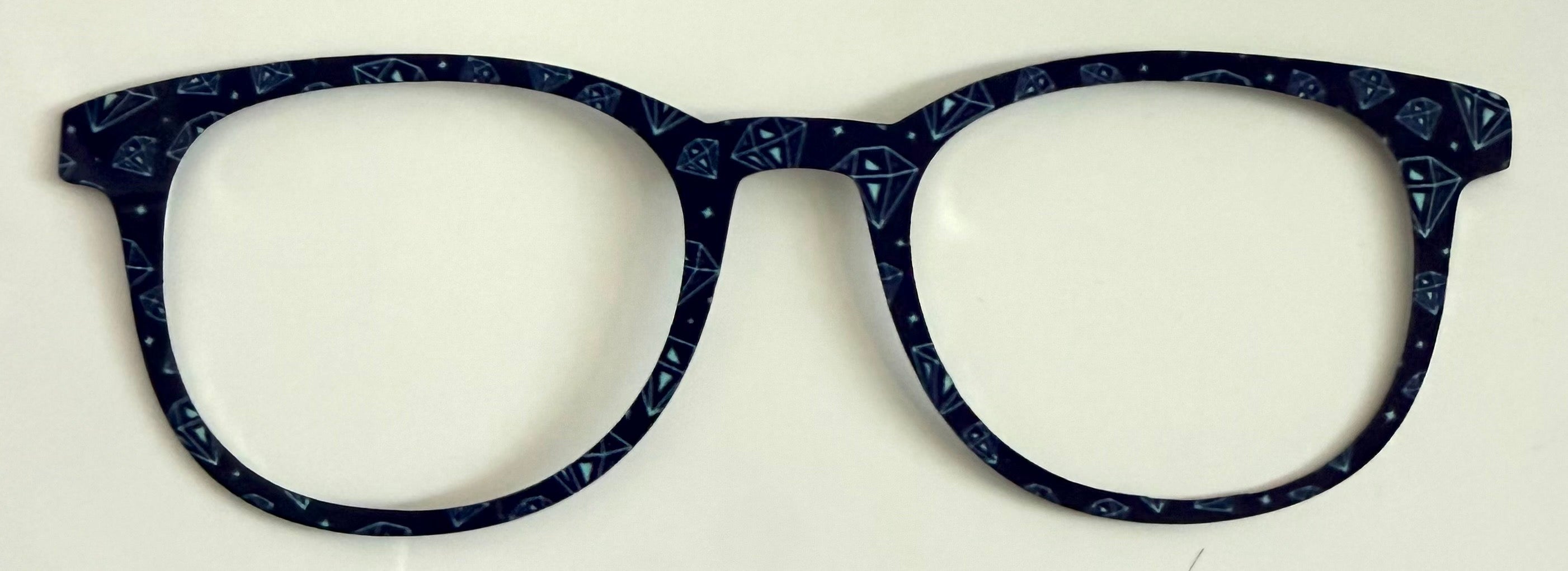 Reese Topper; Metal; blue diamonds