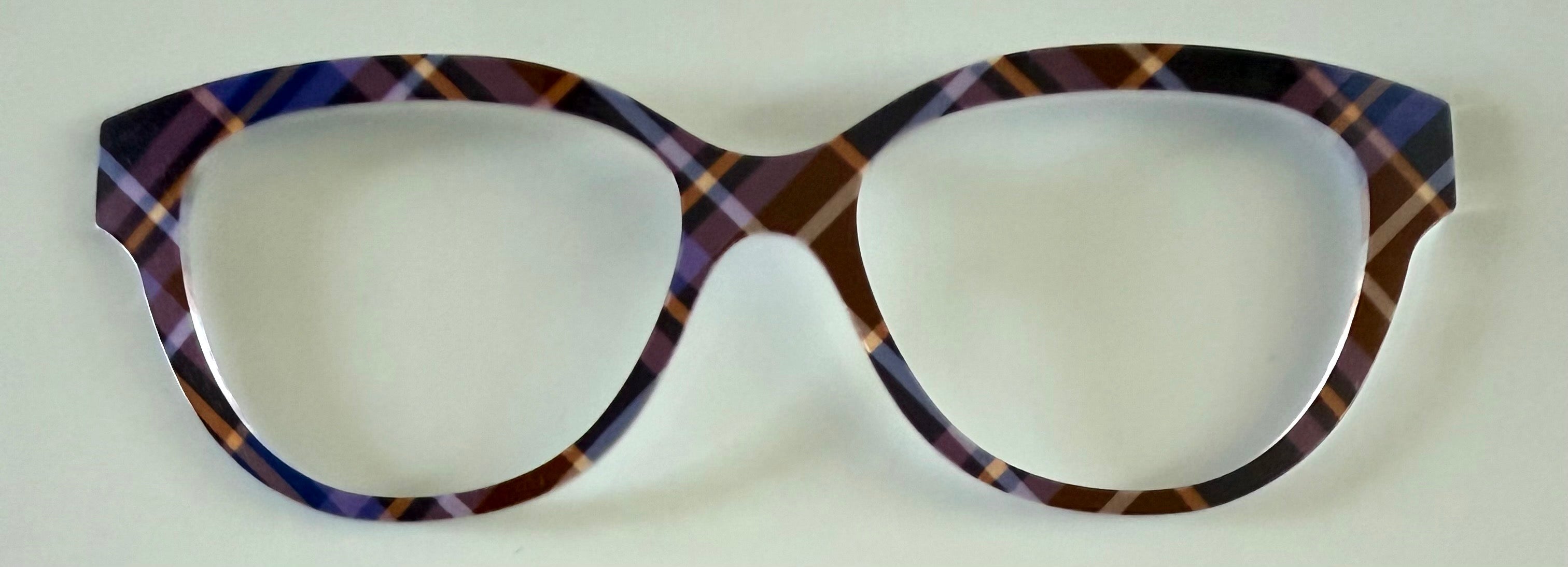 PAIR Quinn Topper; deep toned plaid