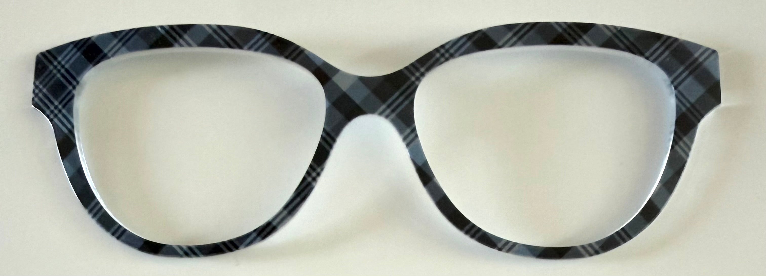 PAIR Quinn Topper; blue plaid