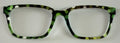 PAIR Larkin Topper; green bokeh dots