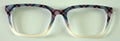 PAIR Larkin Topper; plaid to cream gradient