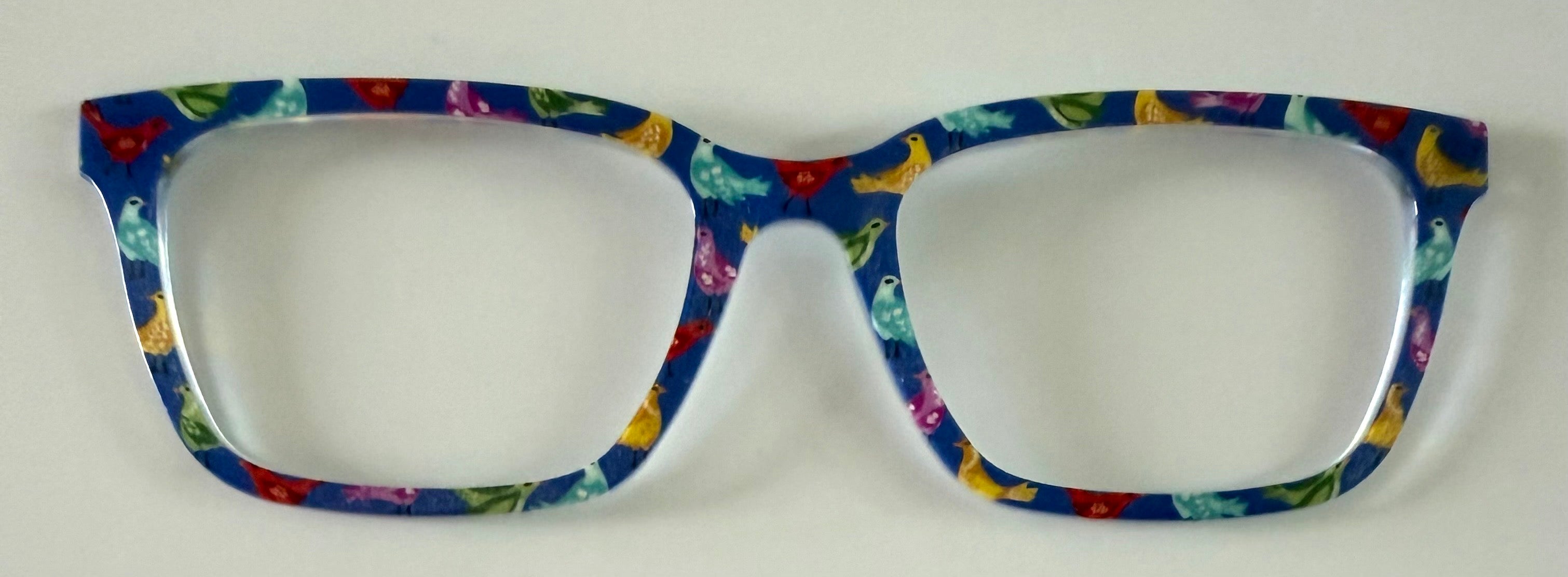 PAIR Larkin Topper; birds on blue