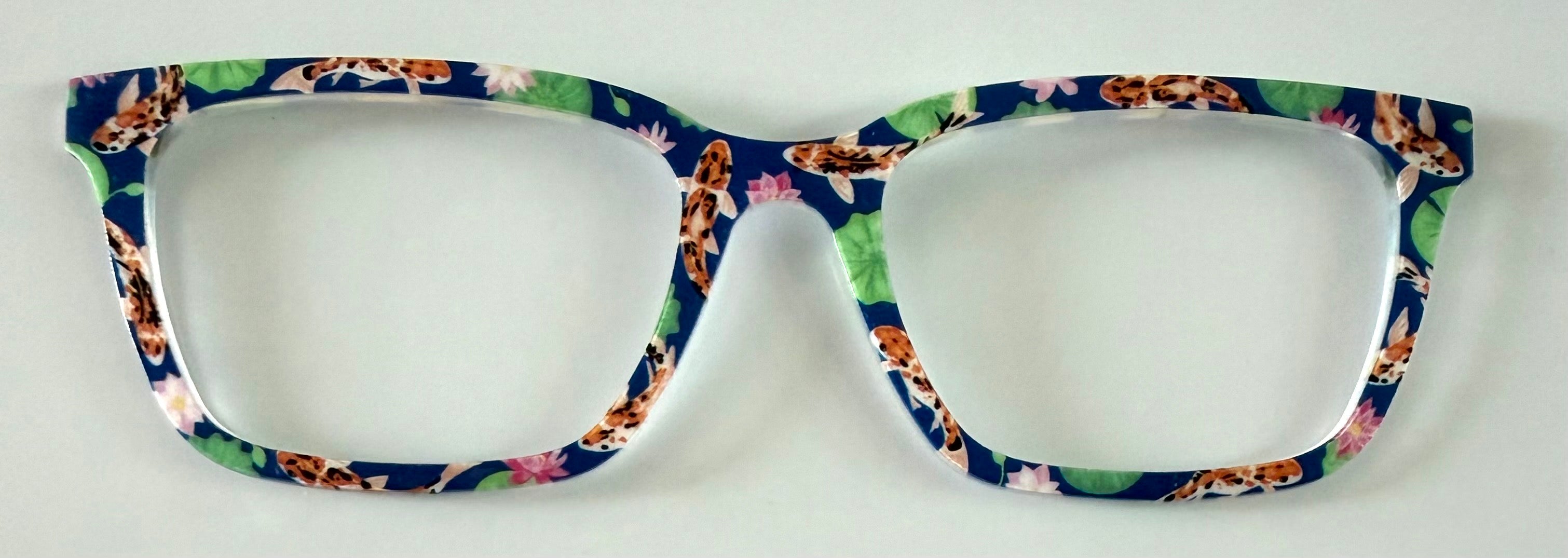 PAIR Larkin Topper; koi pond