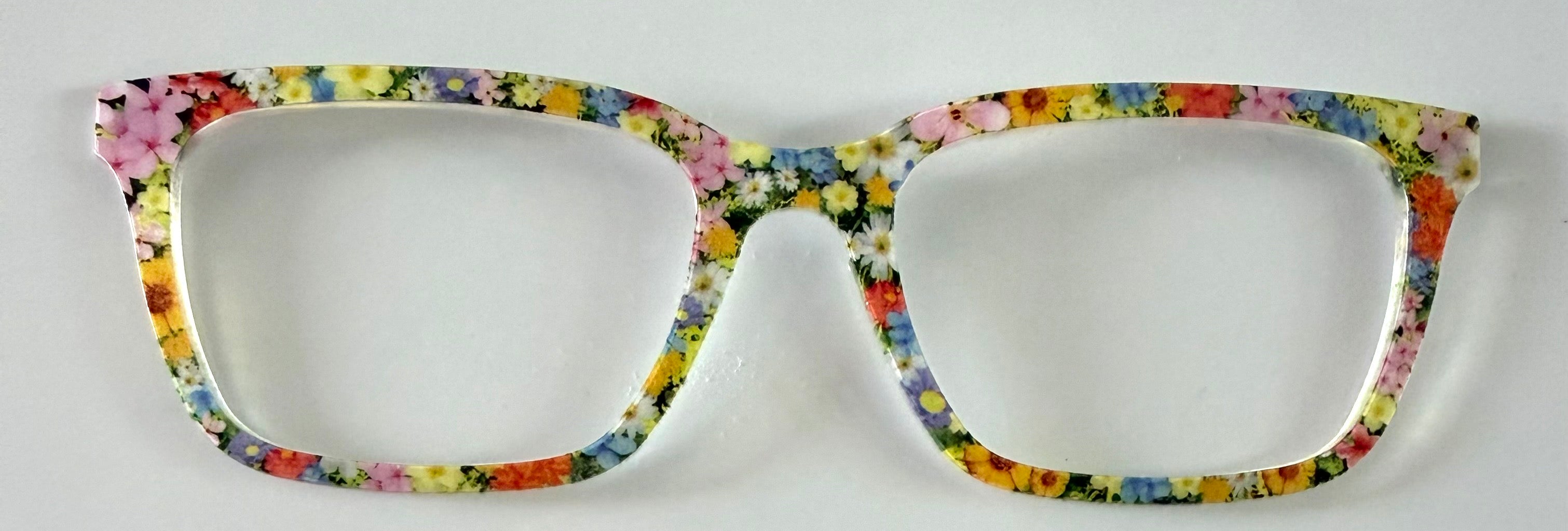 PAIR Larkin Topper; multicolored flowers