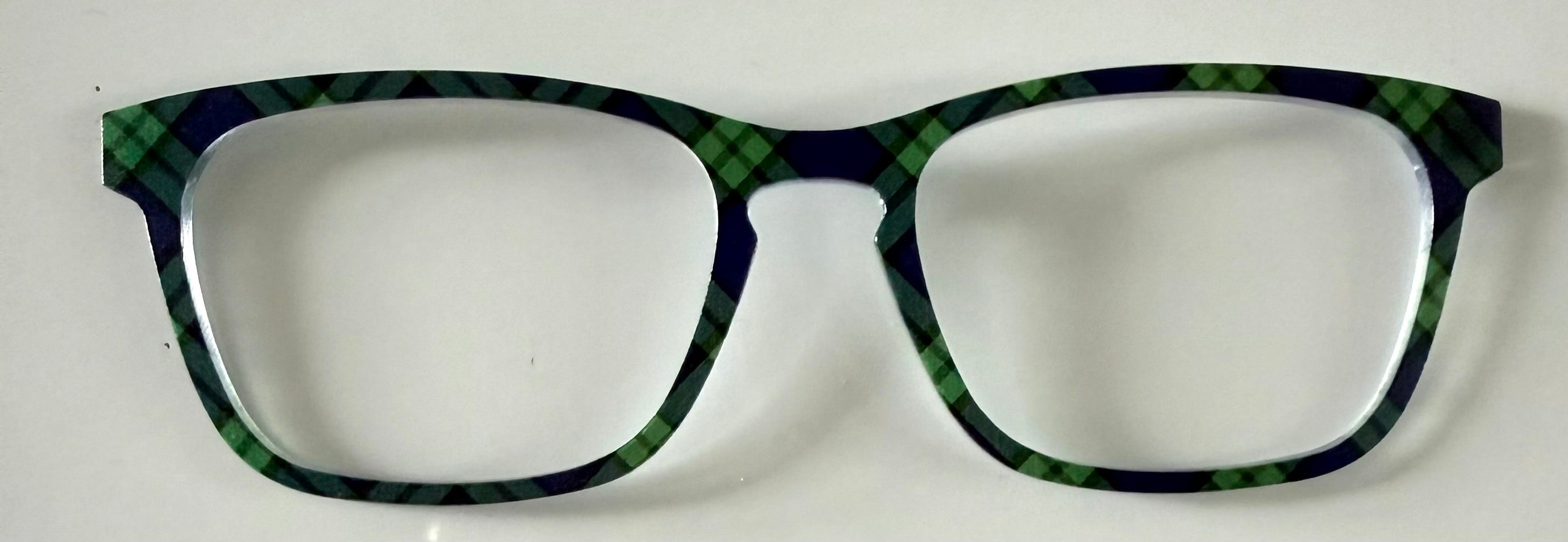 PAIR Casper Topper; green and black plaid