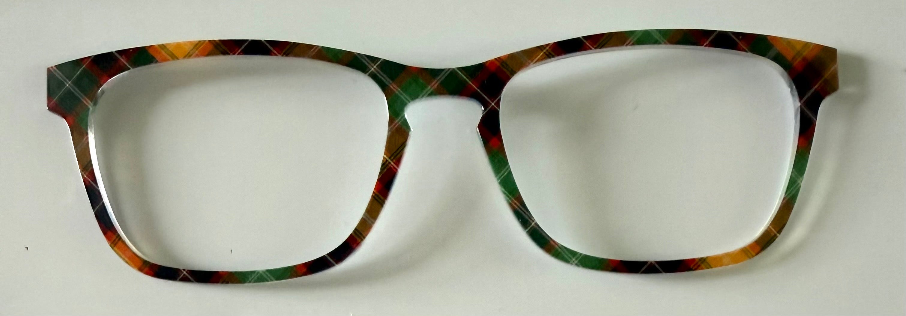 PAIR Casper Topper; deep toned plaid