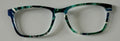 PAIR Casper Topper; black/blue/green marble design
