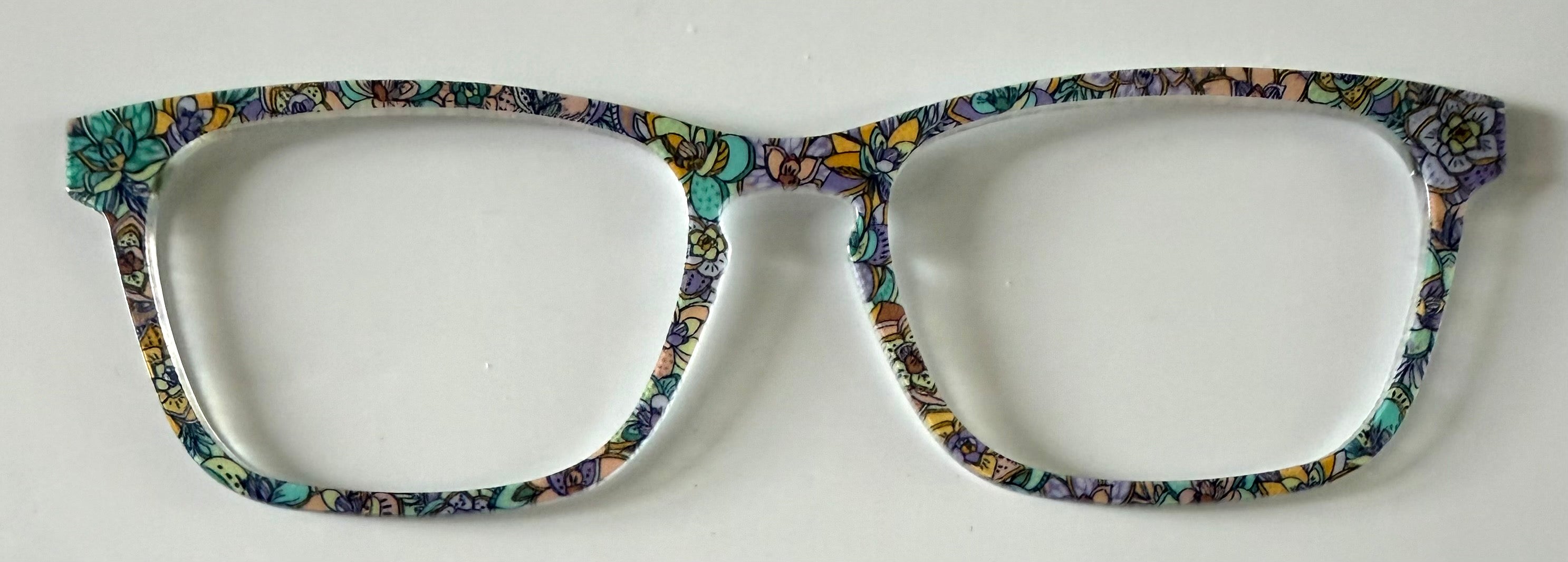 PAIR Casper Topper; purple/teal/orange flowers