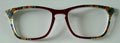 PAIR Casper Topper; flowers/burgundy vertical fade