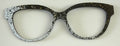 PAIR Premium Quinn Topper; black and white paint splatter