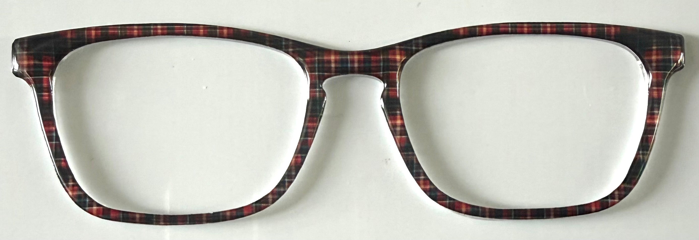 NEW Casper Topper; Framefetti; red and black plaid