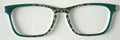 NEW Casper Topper; Framefetti; misc design/turquoise vertical split